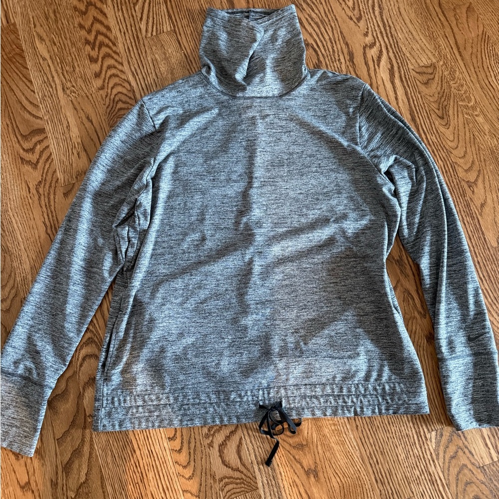 Nike Womens Dri-Fit Funnel Neck Long Pullover